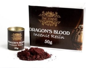 Hars Wierook in Kartonnen Blik - 50gr - Drakenbloed